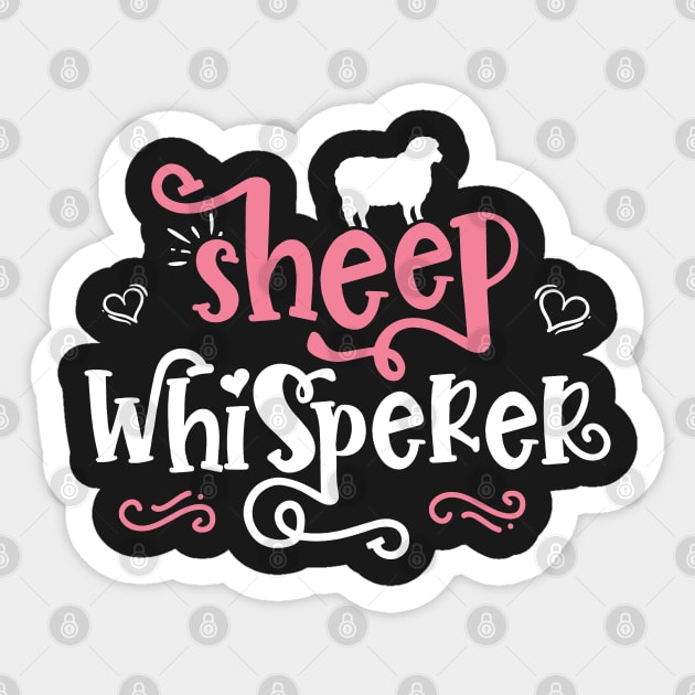 Sheep Whisperer - Cute Farmer gift product Sticker by theodoros20